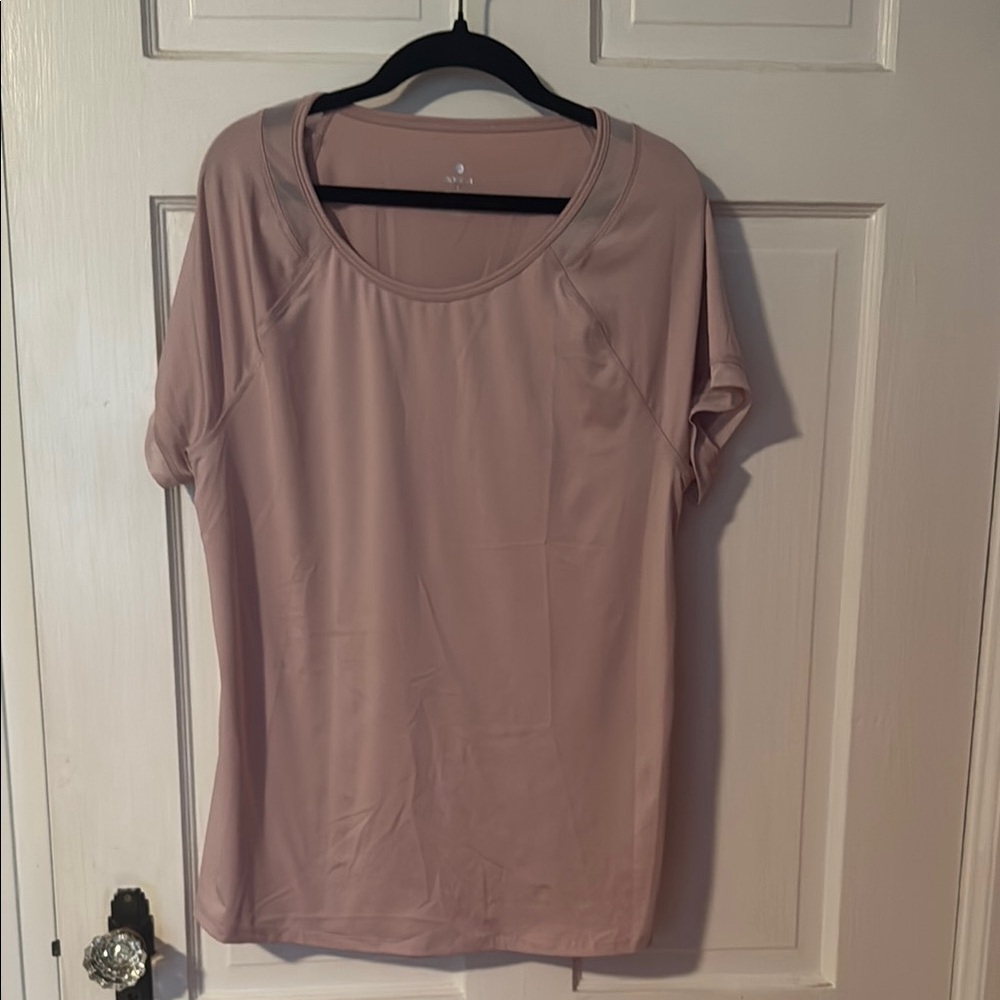 Apana Women's Short Sleeve Active Top Size Large